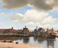 View of Delft Baroque Johannes Vermeer